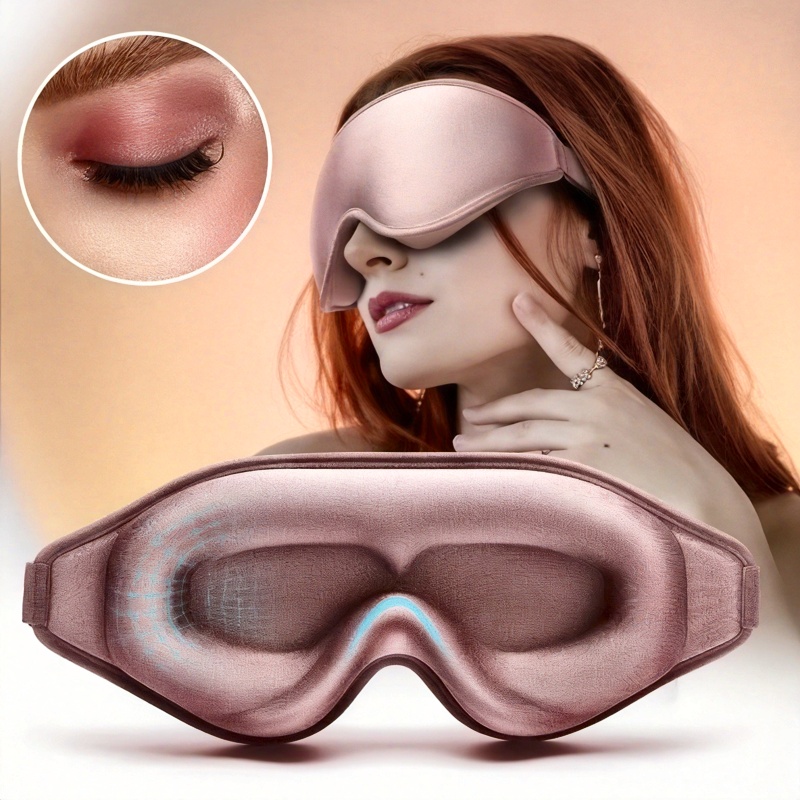 Super Soft 3D Silk Sleeping Ey - Men Accessories Usa ulasan dan harga