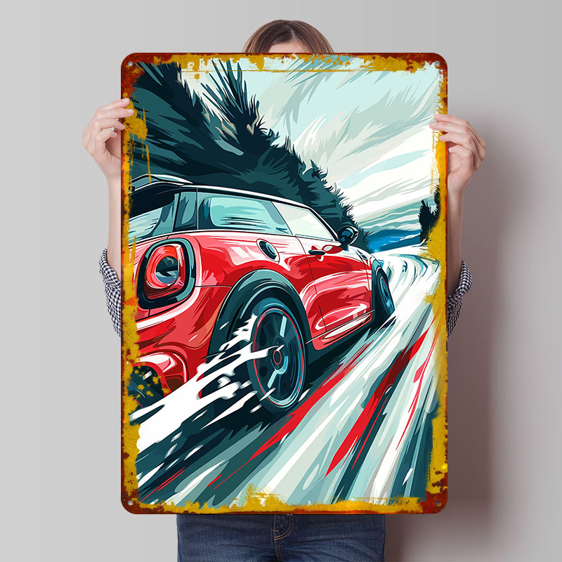 Red UK Car Cooper Racing Metal - Men'S Accessories Uk ulasan dan harga