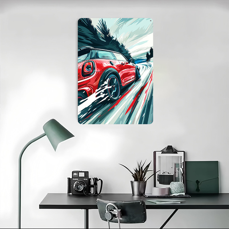 Red UK Car Cooper Racing Metal - Men'S Accessories Uk ulasan dan harga