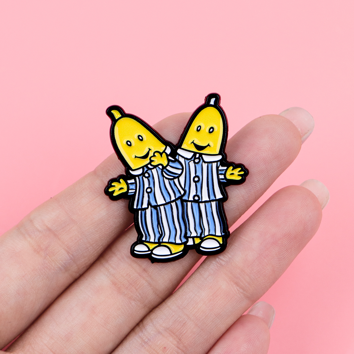 Funny Pajama Banana Man Enamel - Men Accessories Brooch ulasan dan harga
