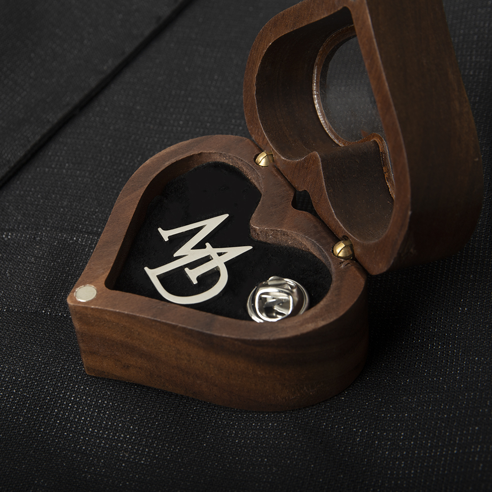 Tangula Custom Initials Brooch - Men Accessories Brooch ulasan dan harga