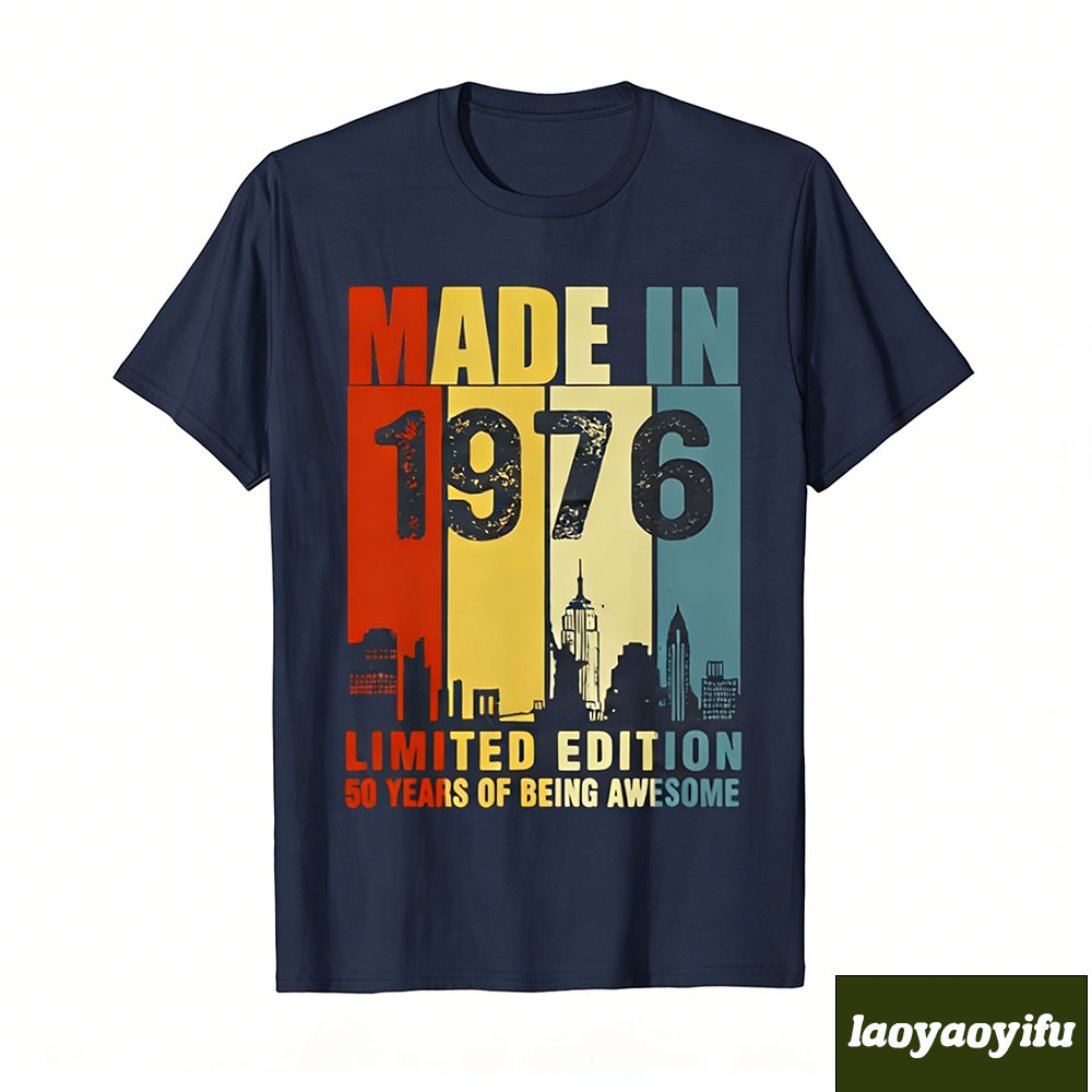 Vintage 1976 Made in 1976 50th - Men Accessories Aesthetic ulasan dan harga