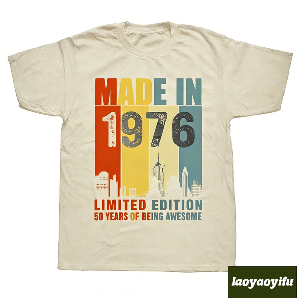 Vintage 1976 Made in 1976 50th - Men Accessories Aesthetic ulasan dan harga
