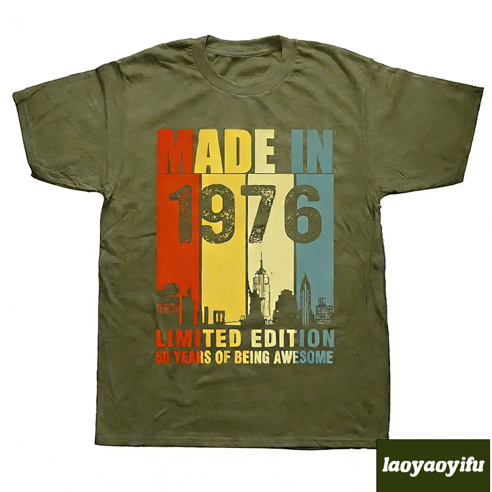 Vintage 1976 Made in 1976 50th - Men Accessories Aesthetic ulasan dan harga