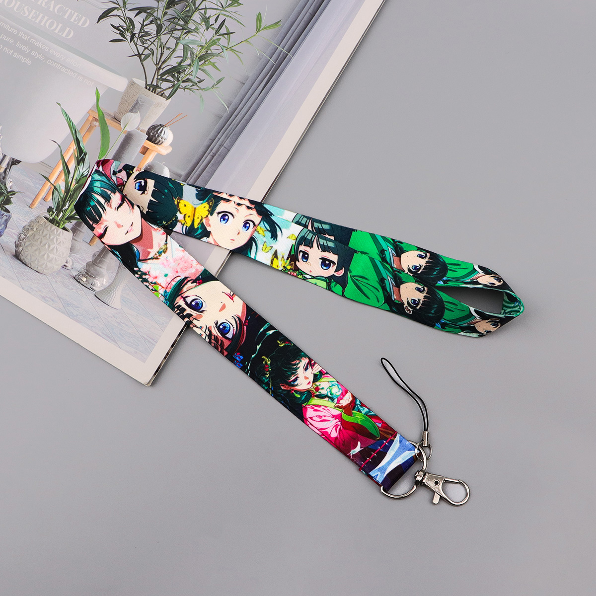 Cute Anime Girl Lanyard Neck S - Men'S Accessories Holder ulasan dan harga