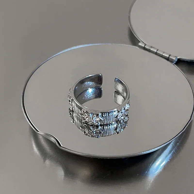 Shiny Metal Open Ring for Men  - Men Accessories Drawing ulasan dan harga