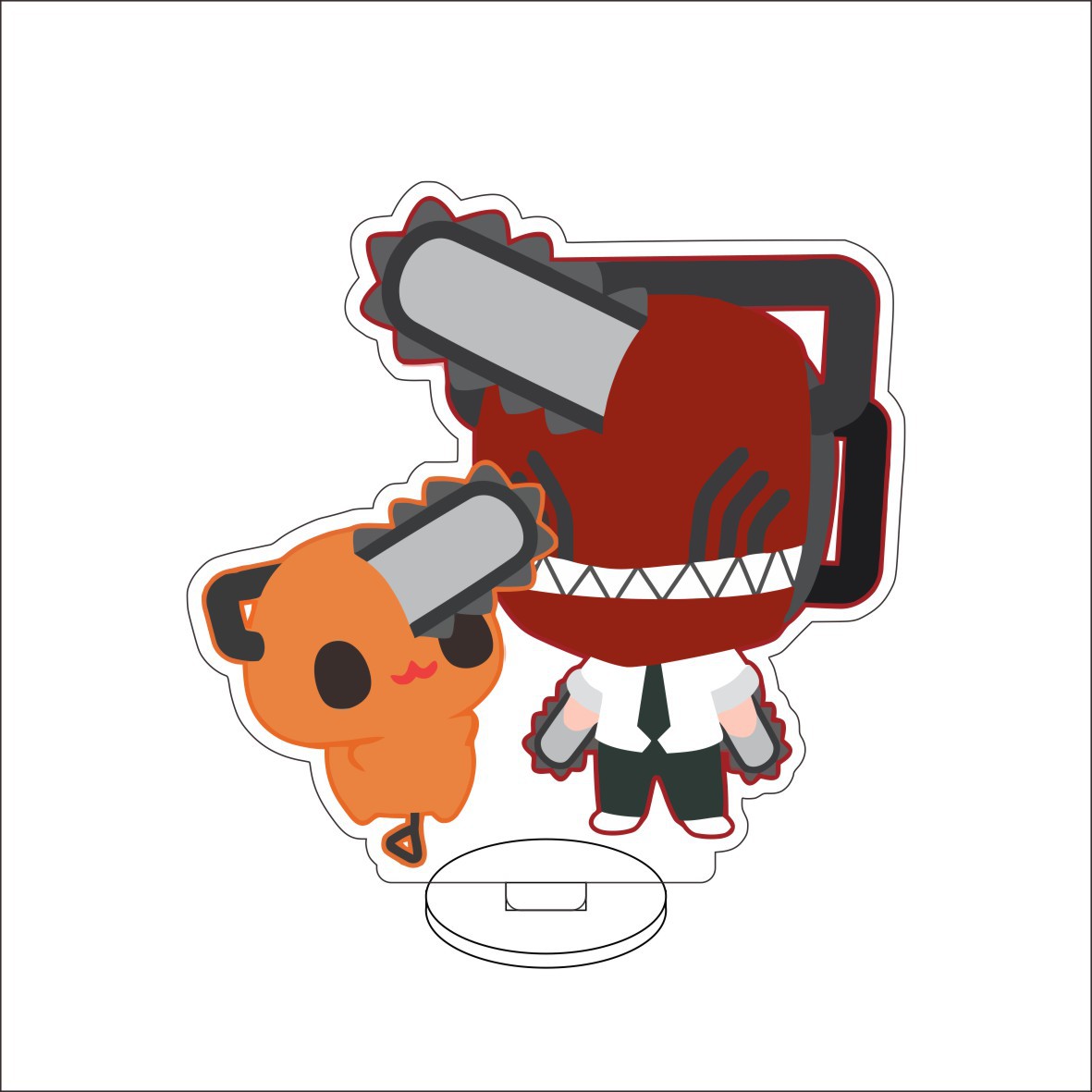 10CM Anime Chainsaw Man Pochit - Men Accessories For Gift ulasan dan harga