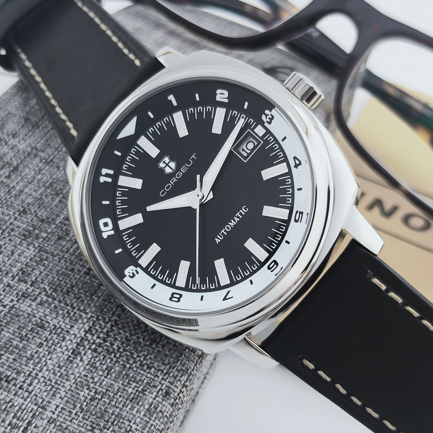 CUSTOM 42MM Stainless Steel Sa - Men'S Accessories Watches ulasan dan harga