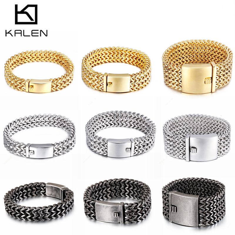 KALEN New Stainless Steel Link - Men Accessories In Dubai ulasan dan harga