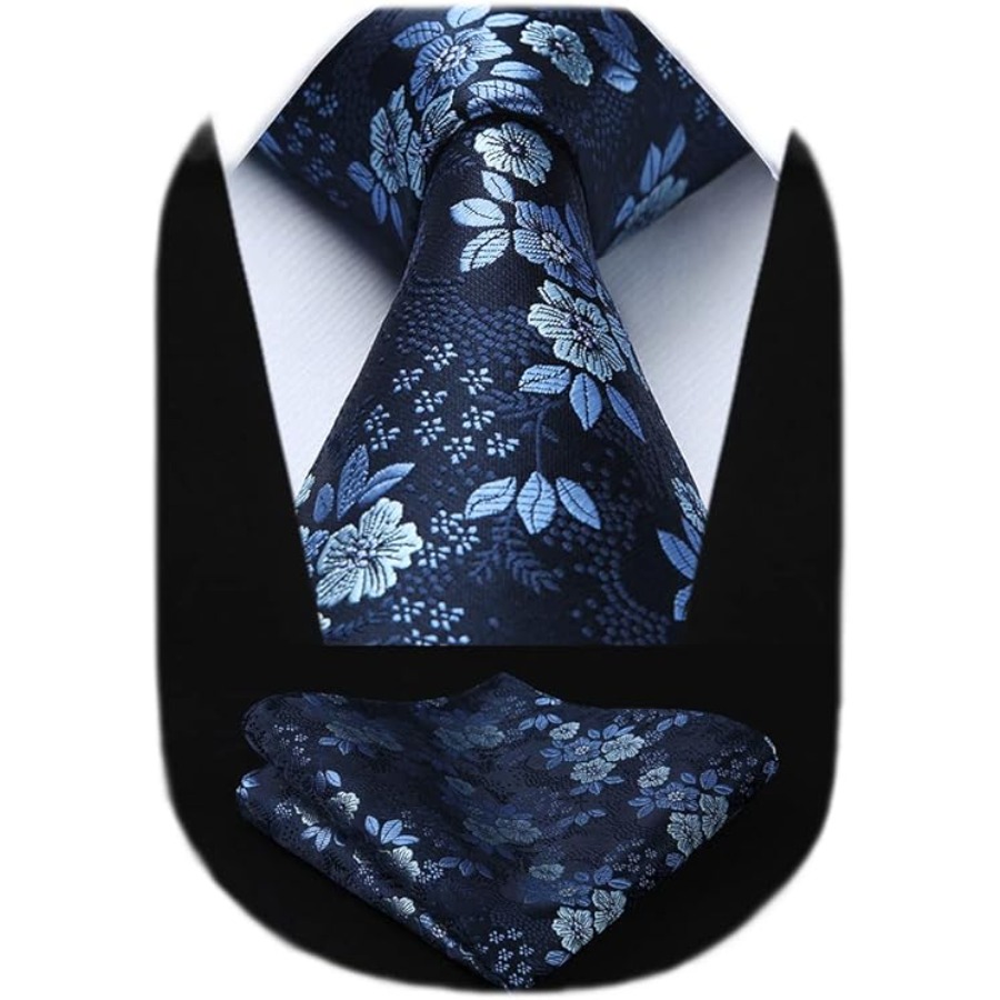 Men Floral Ties Woven Classic  - Neck Tie Set Box ulasan dan harga