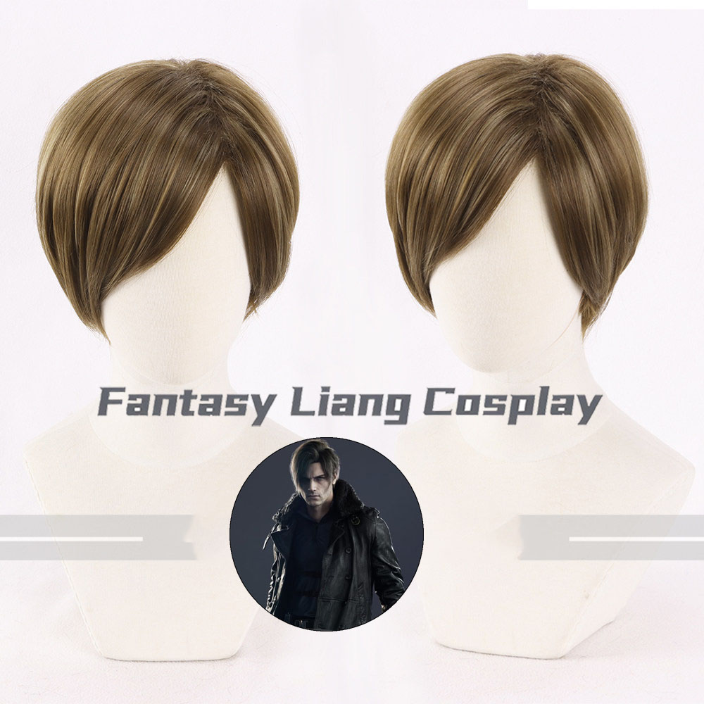 Anime Leon Cosplay Wig Ash Mil - Men'S Accessories For Christmas ulasan dan harga