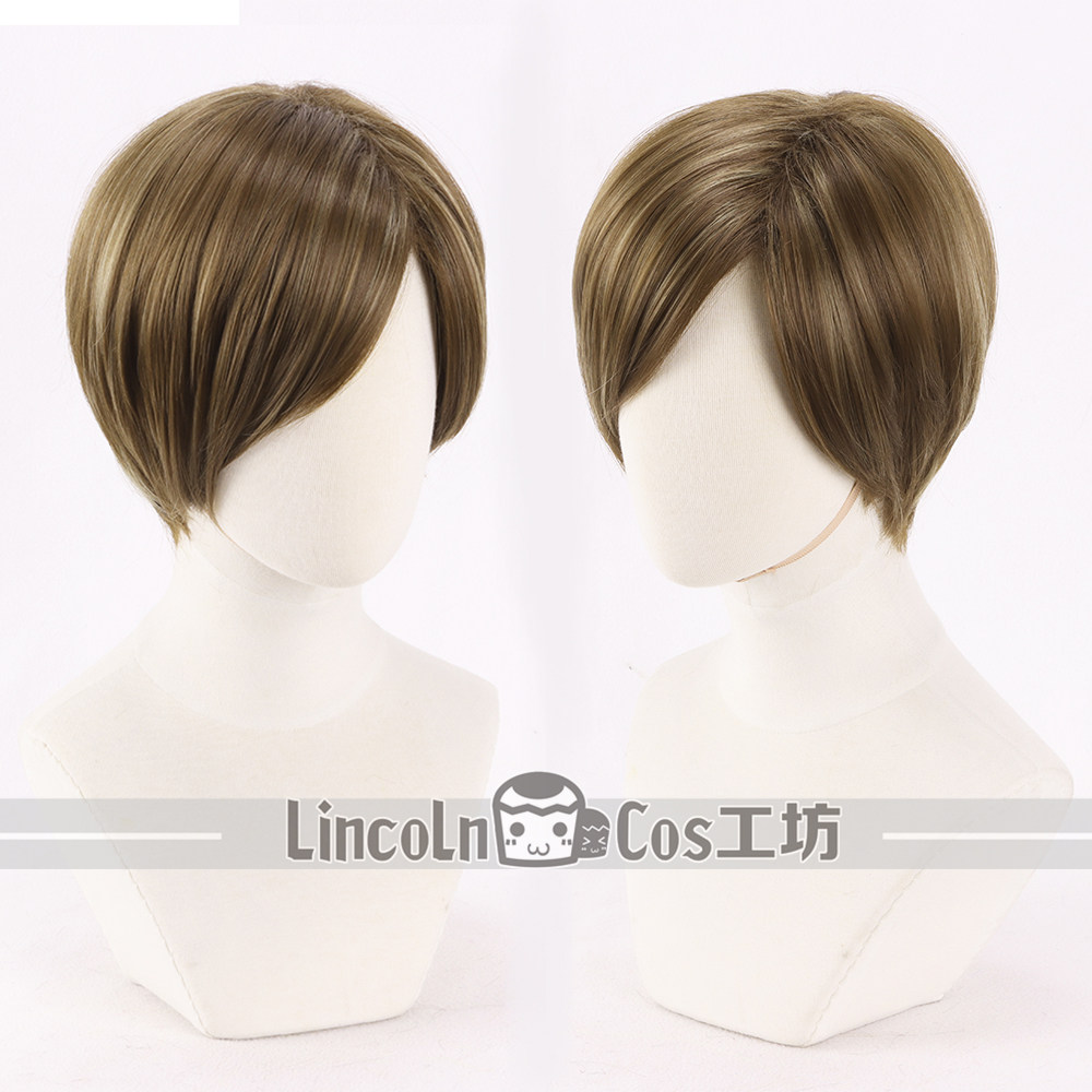 Anime Leon Cosplay Wig Ash Mil - Men'S Accessories For Christmas ulasan dan harga
