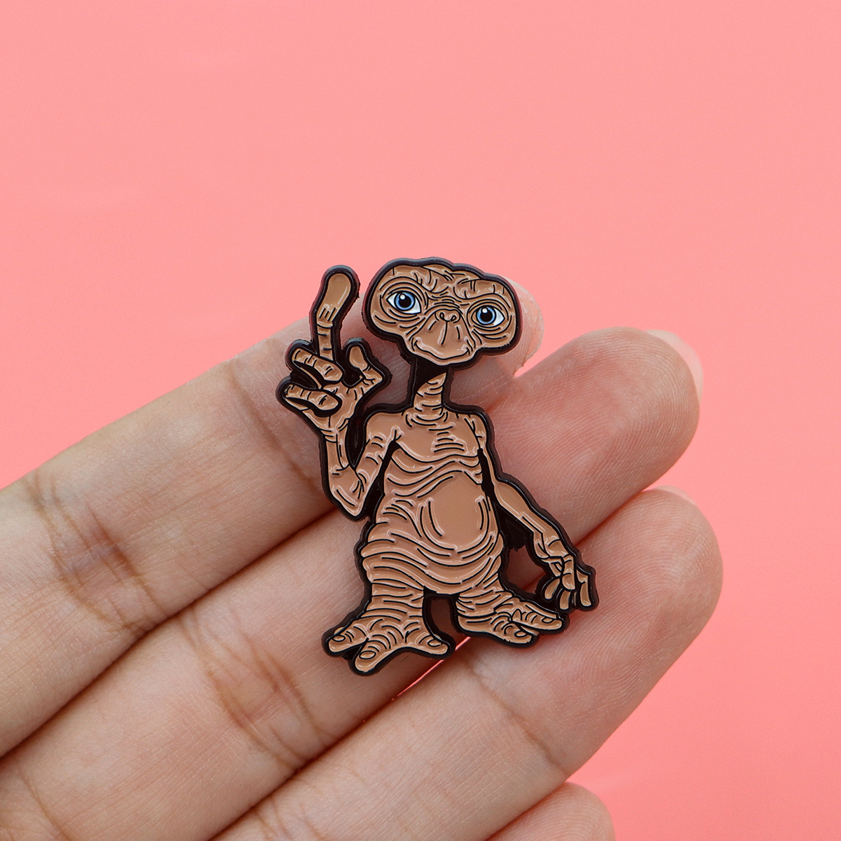 Vintage Funny Alien Enamel Car - Men Accessories Brooch ulasan dan harga