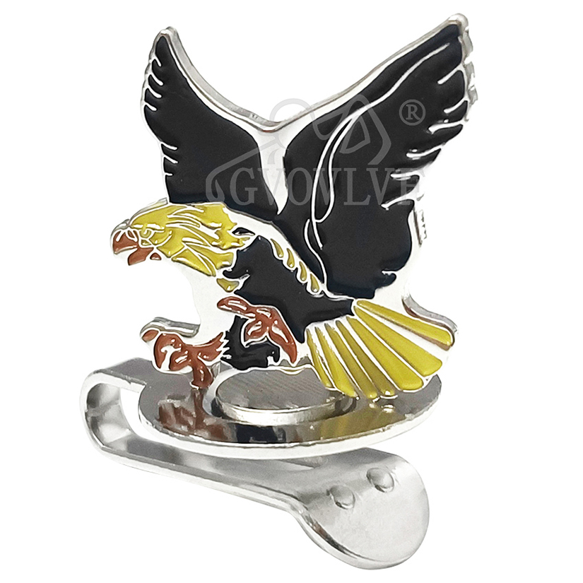 1pc Yellow Eagle Golf Hat Clip - Men'S Accessories Golf ulasan dan harga