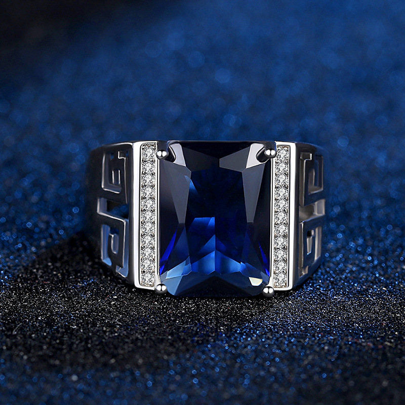 Trendy Men Ring 925 Silver Jew - Men'S Accessories Hand Bands ulasan dan harga