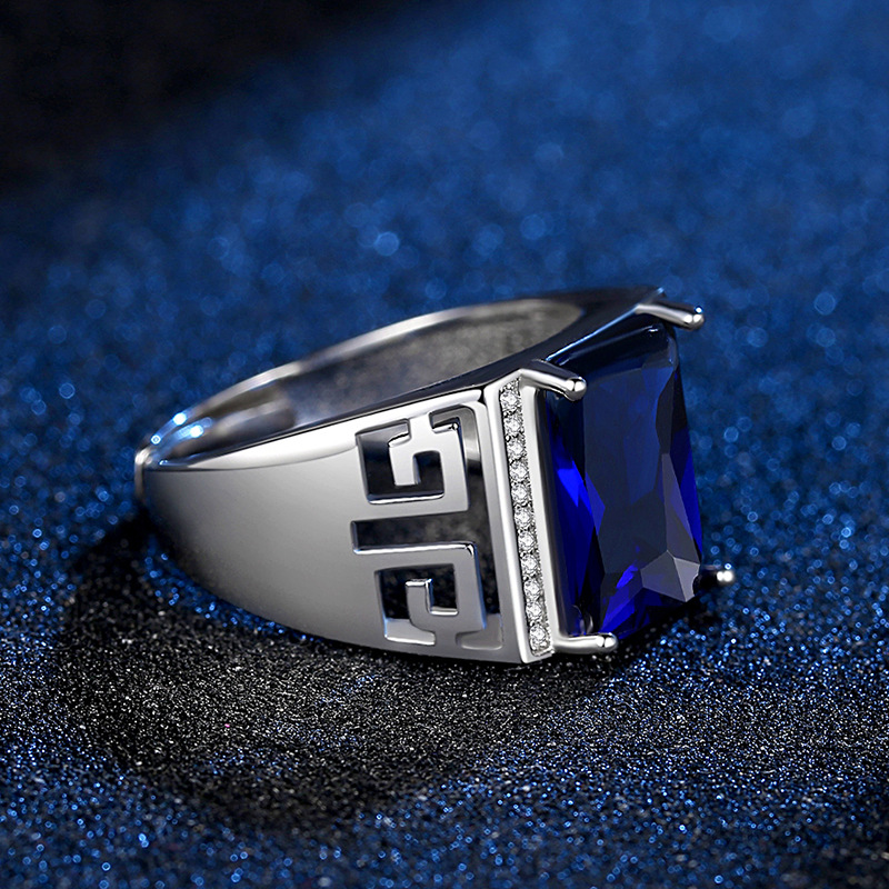 Trendy Men Ring 925 Silver Jew - Men'S Accessories Hand Bands ulasan dan harga