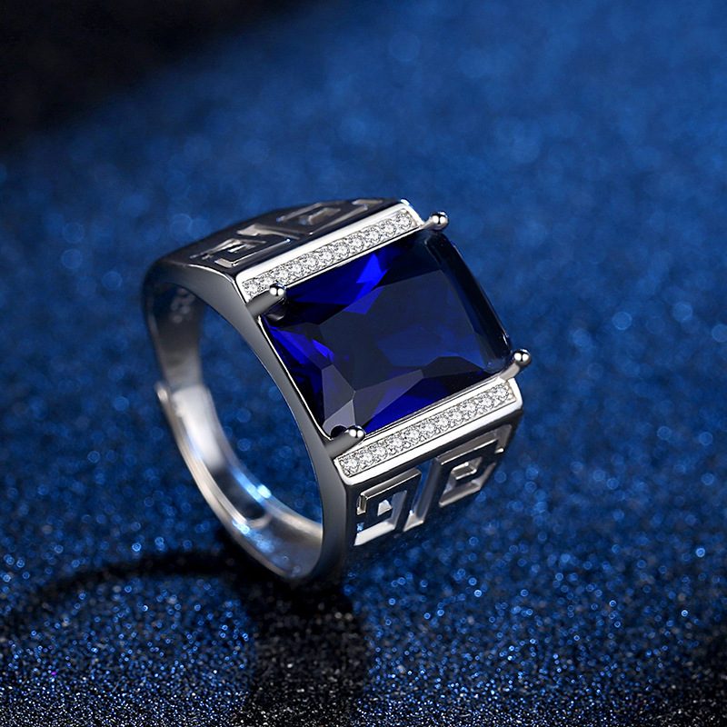 Trendy Men Ring 925 Silver Jew - Men'S Accessories Hand Bands ulasan dan harga