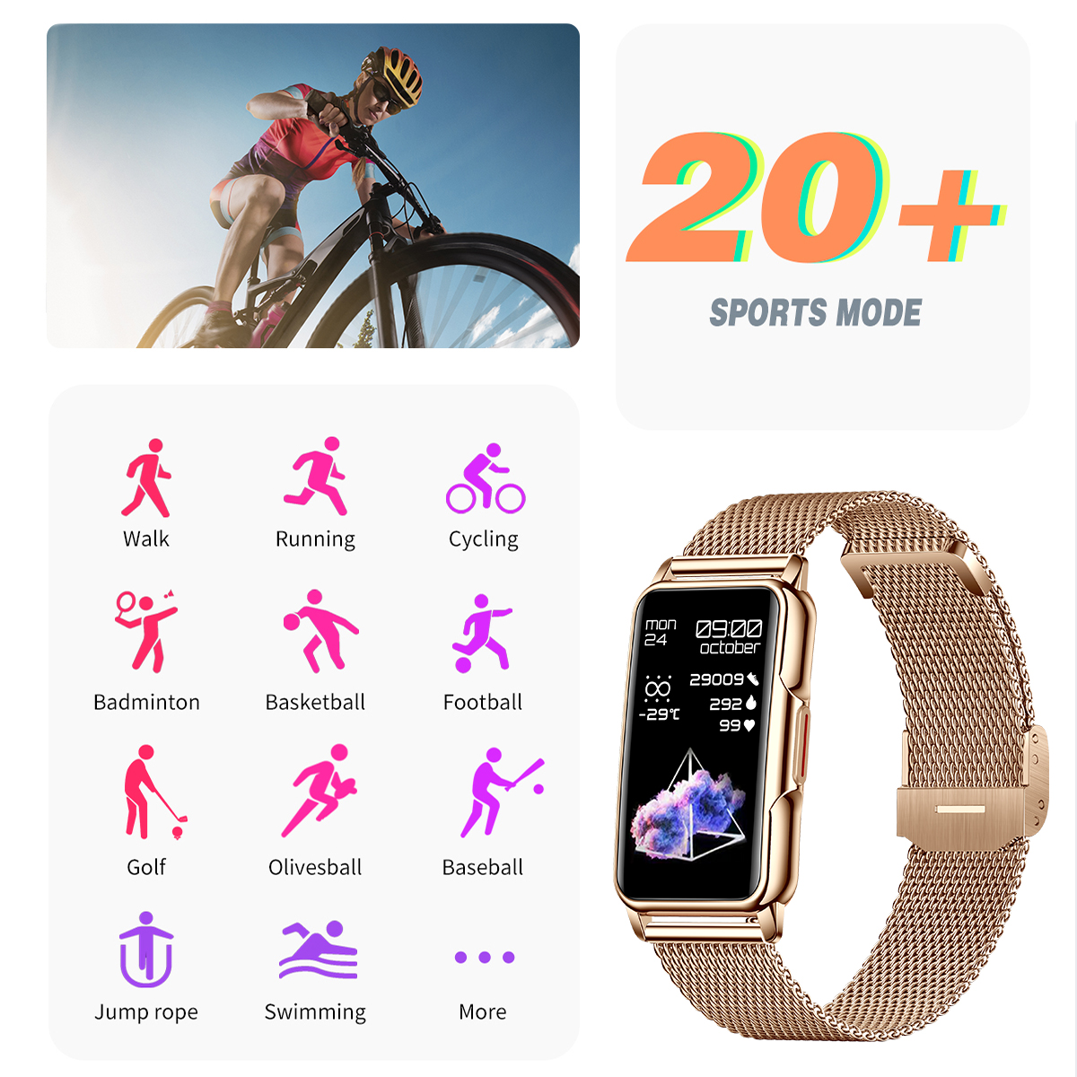 LIGE Smart Watch Men Women Fit - Men'S Accessories Watches ulasan dan harga